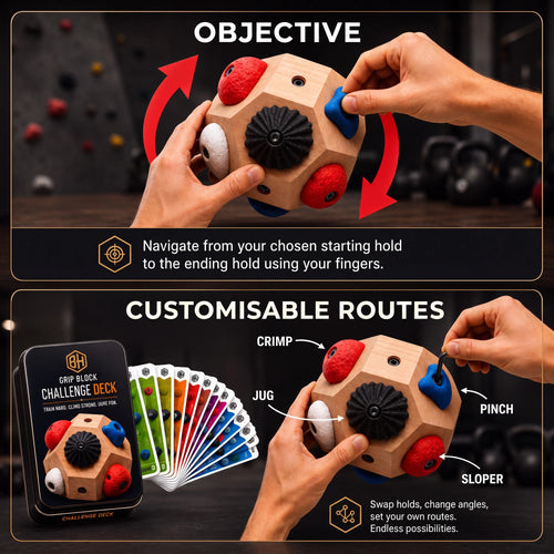 GripBlock™ Portable Climbing Trainer